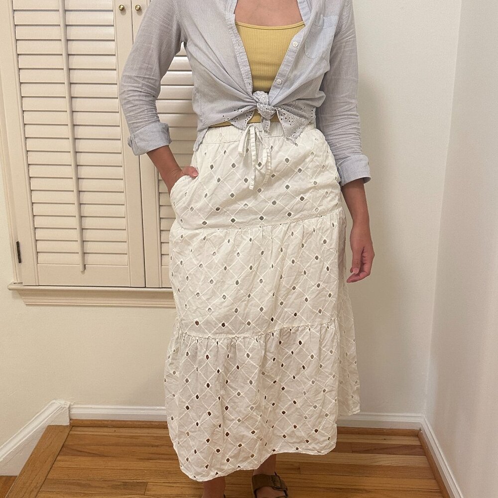 Target - A New Day - Tiered Eyelet Lace Skirt